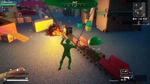 الهبوط بالمظلة في لعبة Mini Royale على الكمبيوتر