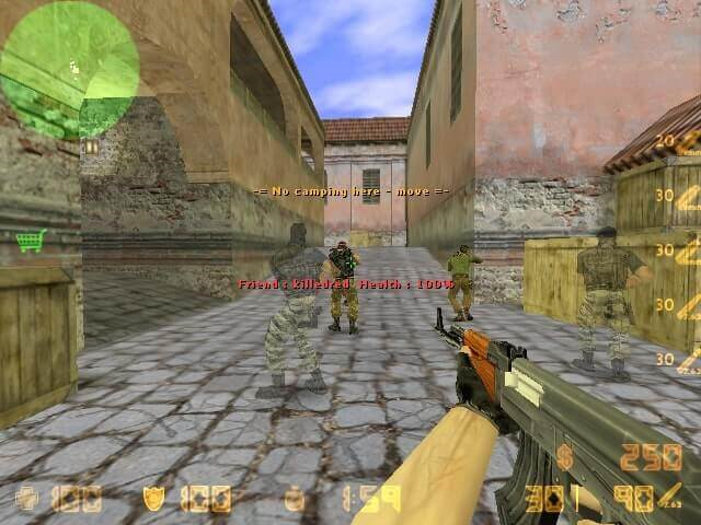 عرض ترسانة الأسلحة المتنوعة في لعبة Counter-Strike 1.6