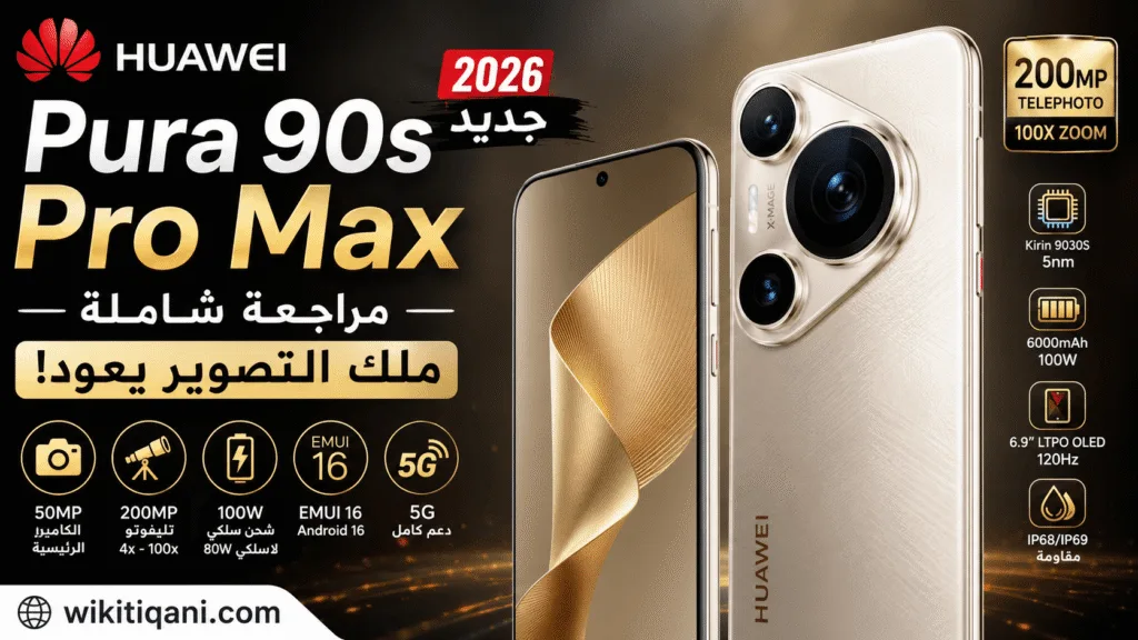 مراجعة شاملة لـ HUAWEI Pura 90s Pro Max: قمة التصوير والابتكار في 2026